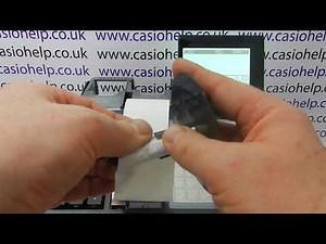 How To Load Journal Side Till Roll Paper On The Casio SE-C3500 Cash Register