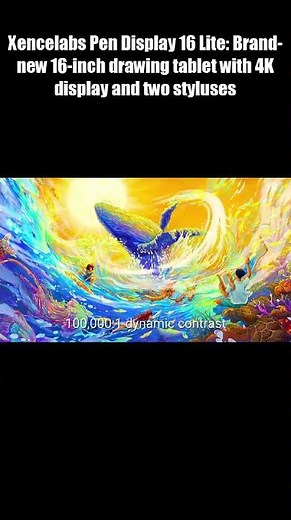 Xencelabs Pen Display 16 Lite: Affordable 4K Drawing Tablet with TWO Pens!