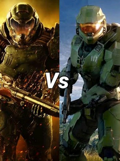 Doom Slayer vs Master Chief Showdown