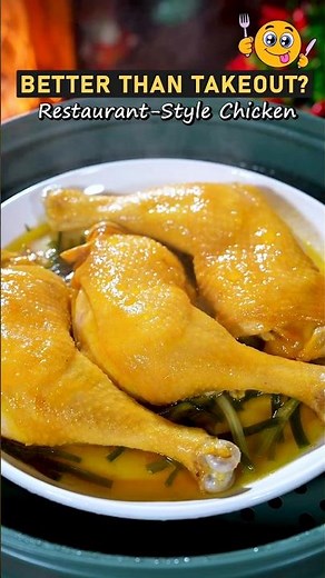Restaurant-Style Steamed Chicken at Home 🍗🔥 Easy Healthy Dinner #short #recipe #easyrecipe