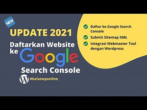 Cara Mendaftarkan Blog ke Google Search Console - Daftar Webmaster Tools Agar Website Cepat Terindex