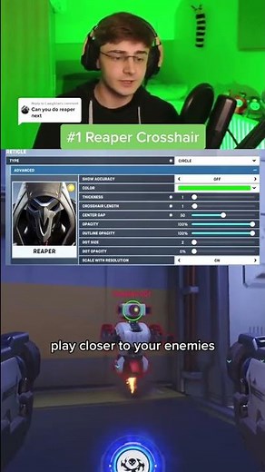 The best Reaper Crosshair in Overwatch 2 ☠️