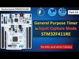 14 Input Capture mode Timer Driver with STM32F411RE
