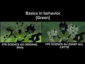 FPE SCIENCE AU ORIGINAL VS FPE SWAP SCIENCE AU | Basics in behavior [Green] | #fpeswapau#fpescience