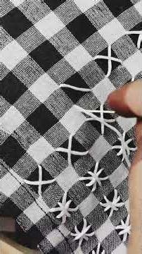 Chicken scratch embroidery 🪡✨⭐ #aesthetic #embroidery #diynstitch #handmade #handbroidery #craft ✨⭐🪡