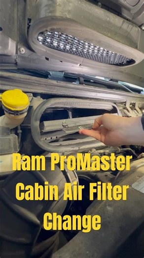 Ram ProMaster Cabin Air Filter Change