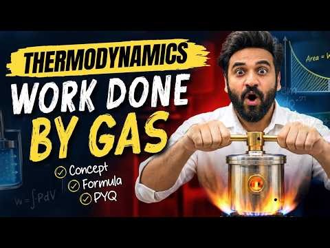 Master Work Done by Gas in Thermodynamics for NEET 2027? 🔥 Abhishek Sethi Sir