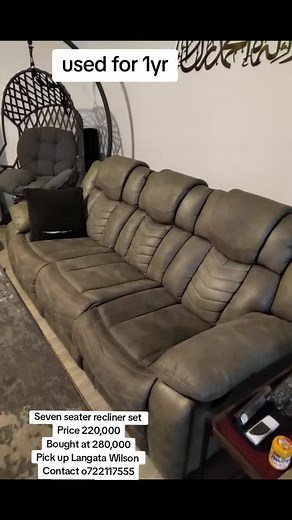 Affordable Second-Hand Recliner Chairs in Nairobi