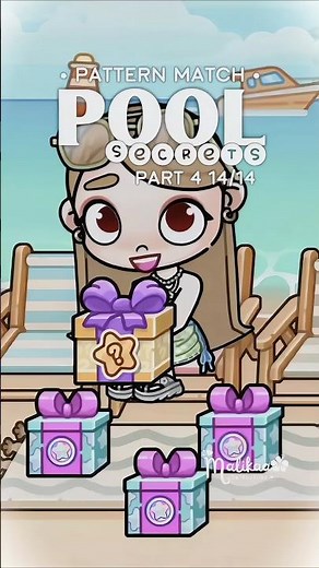POOL SECRETS PART 4 | PATTERN MATCH | AVATAR WORLD NEW UPDATE #avatarworld #shorts