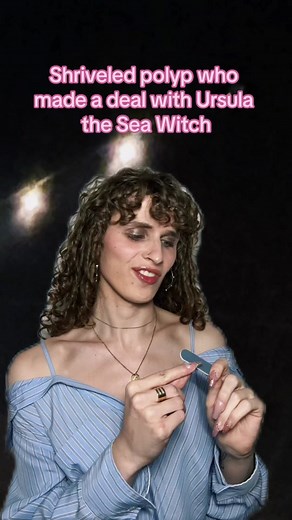 Shriveled polyp who made a deal with Ursula the Sea Witch #greenscreen #funny #disney #humor #mermaid #parody #princess #fyp