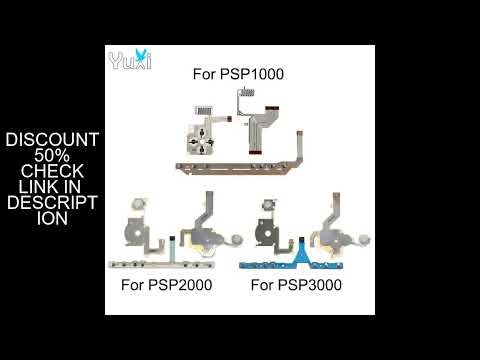 YuXi Replacement For PSP 1000 2000 3000 Left Right Buttons Function Start Home Volume PCB Keypad L R