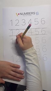 Number Tracing 1-6 Worksheet – Preschool Learning (digital Download) - Etsy Canada