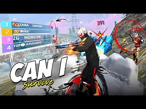 First Gameplay In Snow Map 🥶 Free Fire