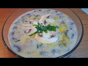 شوربة الفطر الصحية ( مشروم ) بأسهل و أسرع طريقة و النتيجة رائعة | mushroom soup ( شوربات رمضان )
