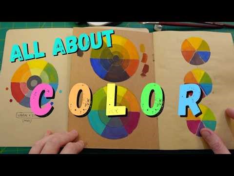 All About Color Wheels! 6 Color Limited Palette in Gouache - 100 Day Painting Challenge!