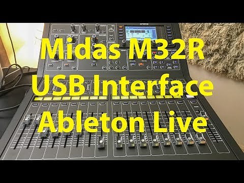 Ableton Live with Midas M32R / X32