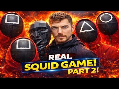 $456,000 SQUID GAME In Real Life! 😱 The Ultimate Challenge Begins | Part 2
