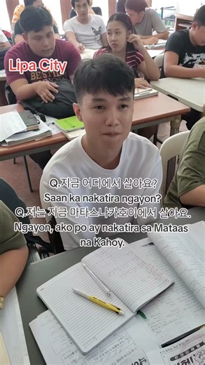 Korean Language Tutorial Center in Lipa City with Choi Pronunciation