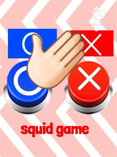 squid game ⭕❌ yes no button