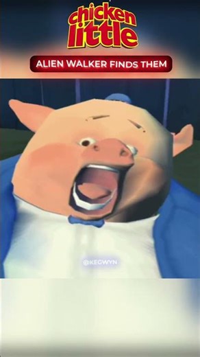 👽 Alien Walker Finds Them - Chicken Little [4K 60ᶠᵖˢ] (PC, PS2, Gamecube, Xbox) #Shorts