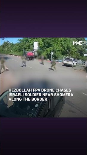 Hezbollah drone chases Israeli soldier