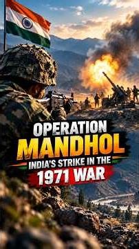 Operation Mandhol: India's Strike in the 1971 War