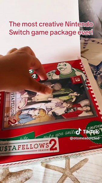 Coolest game package ever! #otome #otomegame #nintendoswitch #visualnovel #otometok #bustafellows #reccomendation