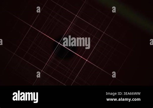 Slow evolving abstract video showing dark grid lines converging around a central void Stock Video Footage - Alamy