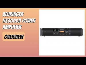REVIEW (2025): Behringer NX3000D Power Amplifier. Features
