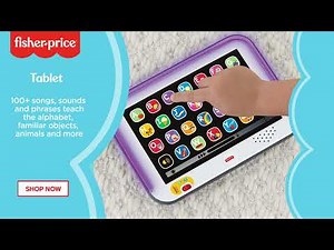 Electronic pretend tablet toy with lights, music, and learning content | AD