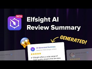 Elfsight AI | Amplify Your Reviews with AI-Powered Summary
