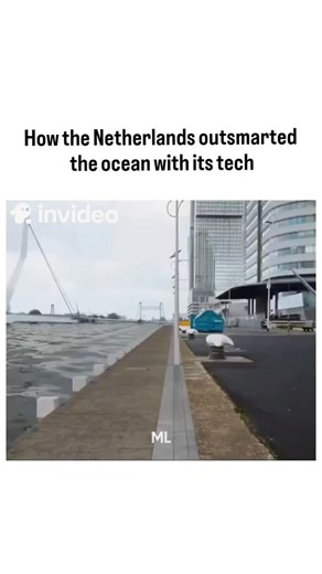 How Do Things Work on Instagram: "Netherlands has outsmarted the ocean by turning a centuries-old threat into a science-driven advantage. With nearly a third of its land below sea level, the country built an intricate system of dikes, polders, pumps, and storm-surge barriers that actively manage water instead of merely blocking it. Mega-projects like the Delta Works combine massive movable gates with real-time sensors and predictive models, allowing defenses to adapt to tides, storms, and sea-le