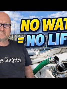 I Ran Out of Water… Here’s How I Refill My Boat Tank! ⛵💧