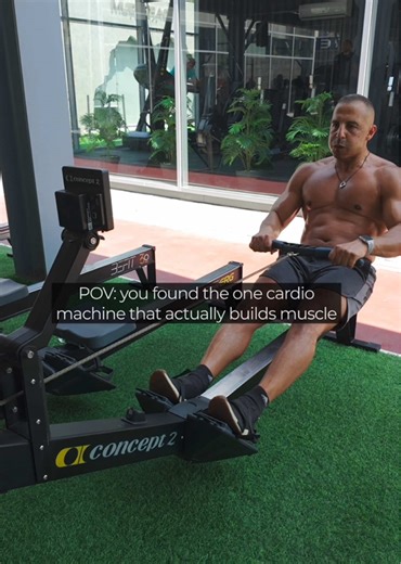 This is why 👇 🔁 Share this with someone who can use it. Treadmills make you tired. Bikes make your legs burn. But the rowing machine? It builds your entire posterior chain while torching fat. Rowing hits your back, legs, glutes, core, and arms in one movement. It's the closest thing to a full-body compound lift you can do for cardio. Every pull requires force production - your body doesn't know the difference between rowing and deadlifting. The real benefit? You're training your body to genera