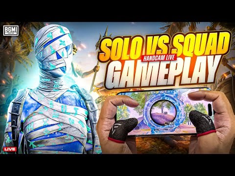 4.1 UPDATE IS HERE IN BGMI SOLO VS SQUAD🔥 #bgmi #bgmilive #shortsfeed #shortslive