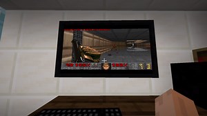 Un nuevo mod de permite jugar a DOOM dentro de Minecraft