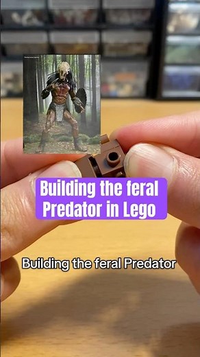 Building the feral Predator in lego #legomoc #predator #afol