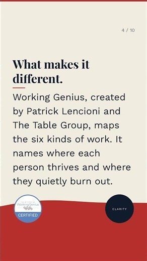 Working Genius and why your team keeps getting in its way