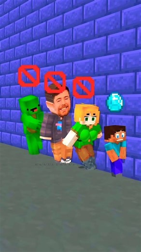 Wall or Fall - Baby STEVE? #minecraft #games #duet #memes #cat #gaming #automobile