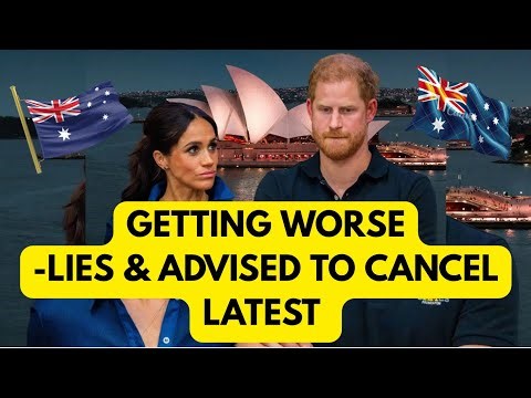 AUSSIE POLICE SUGGEST TO CANCEL TOUR - SUSSEX LATEST #royal #meghan #princeharry