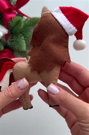 New Year Horse PDF Pattern, Christmas Horse Felt Pattern, PDF Pattern Felt Horse, Christmas Ornament Horse, Horse Symbol New Year 2026 - Etsy