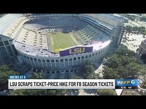 LSU scraps ticket-price hike for football season tickets