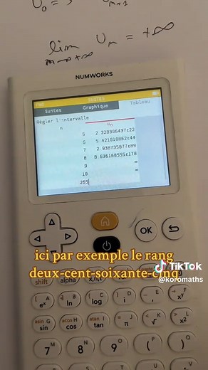 Numeworks sa sauve la vie quand même … #technique #maths #math #bac #bacmaths #study #facile #numeworks #calculatrice