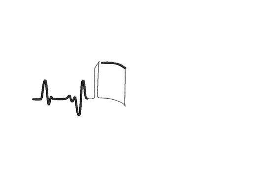 Book Heartbeat Embroidery Design, Machine Embroidery Design, 6 Sizes, Instant Download - Etsy