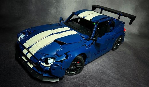 [转载搬运] 道奇蝰蛇 Dodge Viper ACR 1:10 MOC-189183 [乐高积木moc]