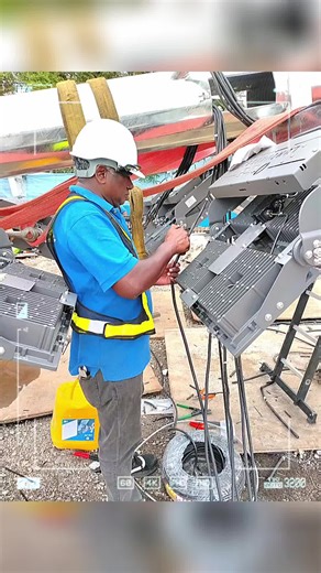 LED Lighting Towers Installed at Hockey Stadium