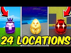 ULTIMATE GUIDE - All 24 Easter Eggs in Blox Fruits (1-24 Easter Eggs in Detail)