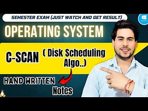 C-SCAN Disk Scheduling Algorithm Explained Easily 🔥 | Operating System Tutorial | C SCAN