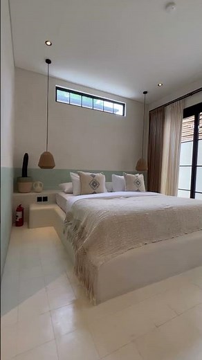 Soft Minimalist Villa with Tropical Vibes #viral #shorts #travel #villa #indonesia #bali #baliescape