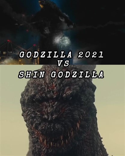 Godzilla 2021 vs Shin Godzilla #godzilla #edit #edits #battle